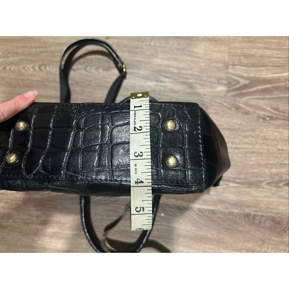 Ashwood black small croc embossed leather purse - Picture 10 of 10